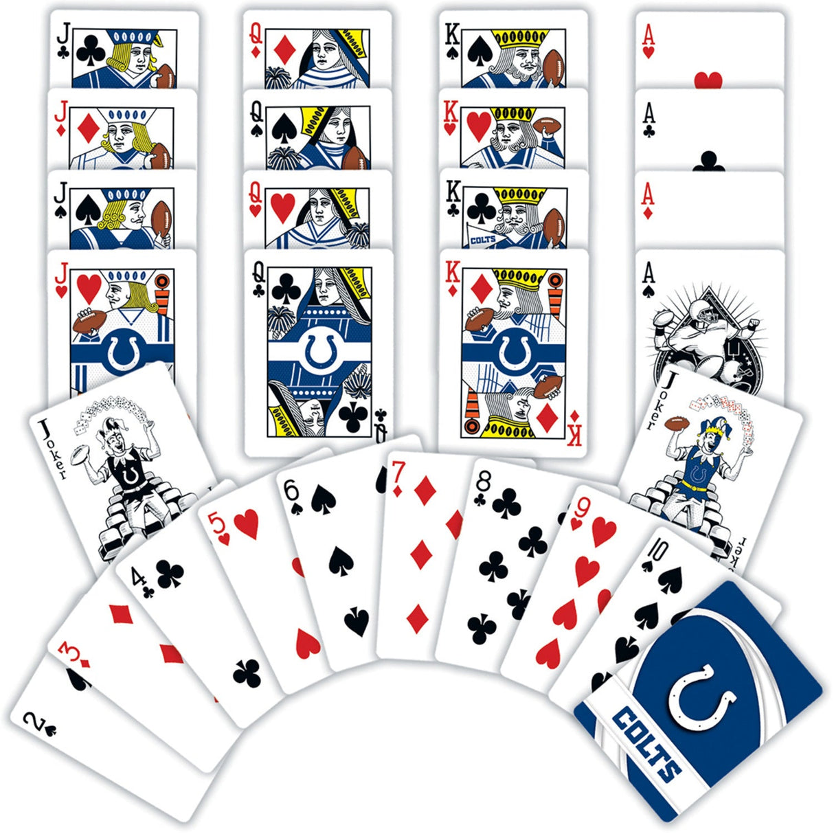 Indianapolis Colts Playing Cards - 54 Card Deck by MasterPieces Puzzle Company INC