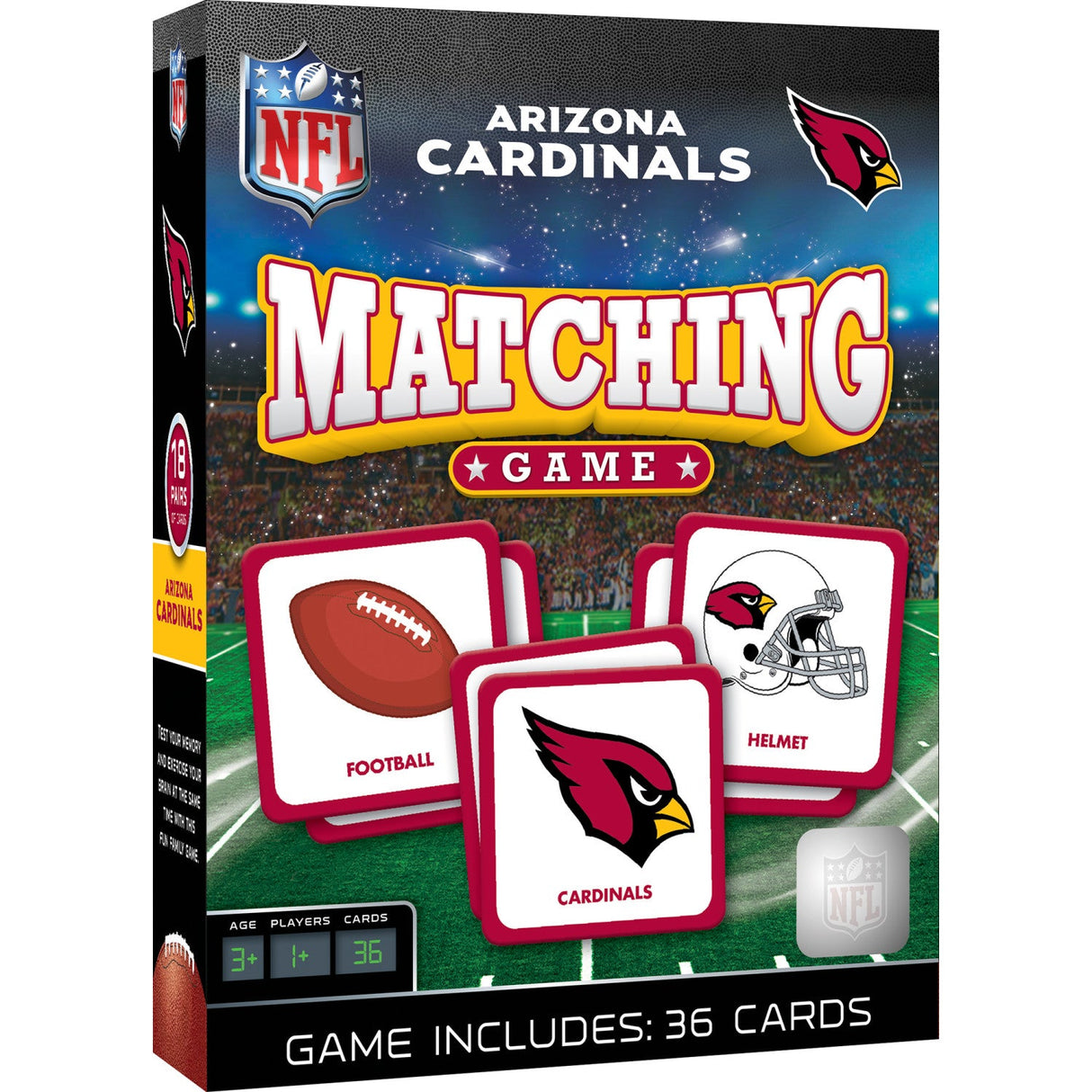 Arizona Cardinals Matching Game by MasterPieces Puzzle Company INC