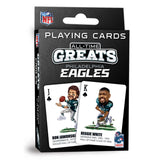 Philadelphia Eagles All-Time Greats Playing Cards - 54 Card Deck by MasterPieces Puzzle Company INC