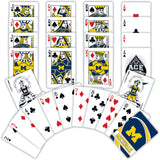 Michigan Wolverines Playing Cards - 54 Card Deck by MasterPieces Puzzle Company INC