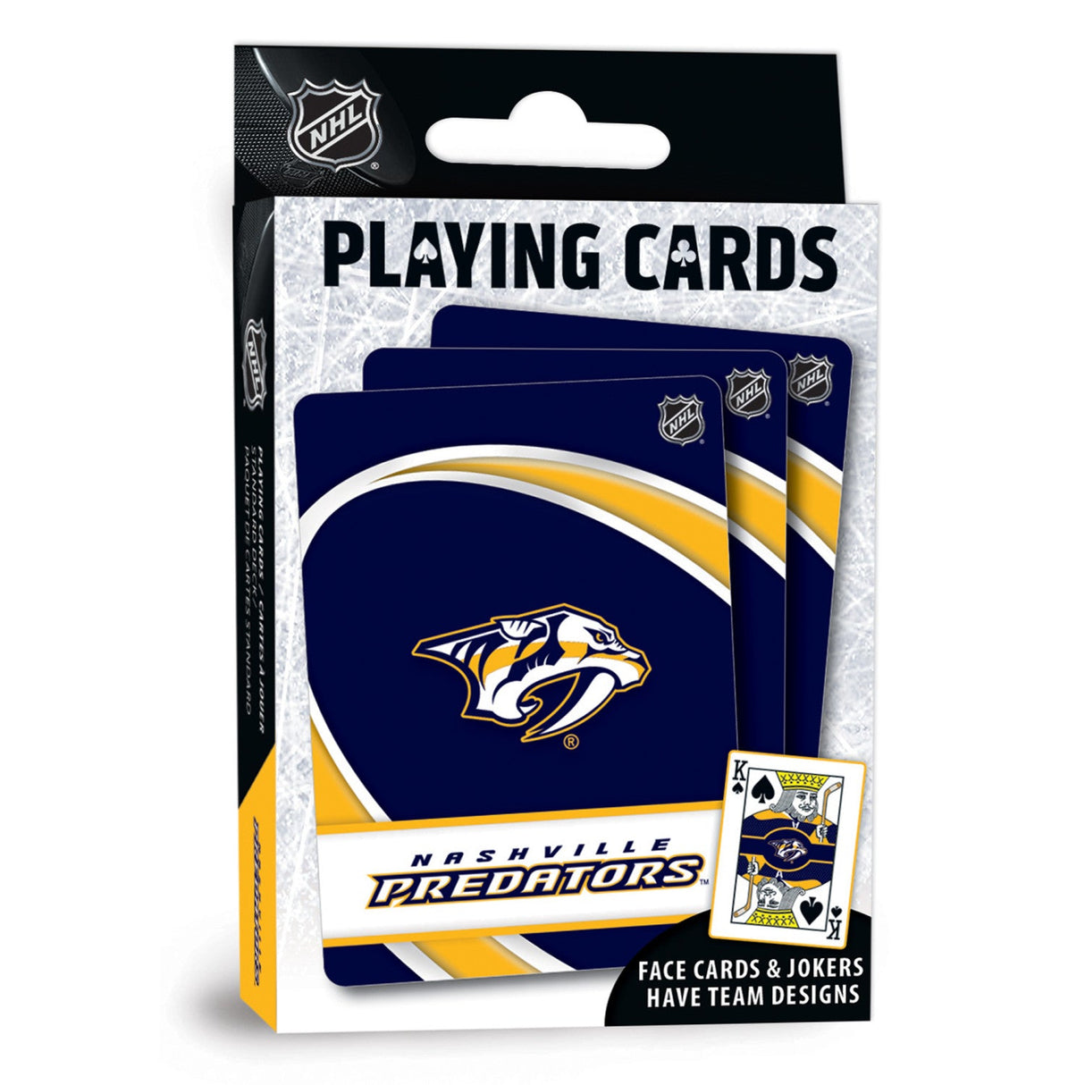 Nashville Predators Playing Cards - 54 Card Deck by MasterPieces Puzzle Company INC