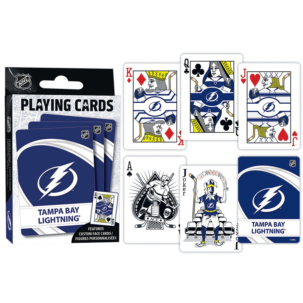 Tampa Bay Lightning Playing Cards - 54 Card Deck by MasterPieces Puzzle Company INC