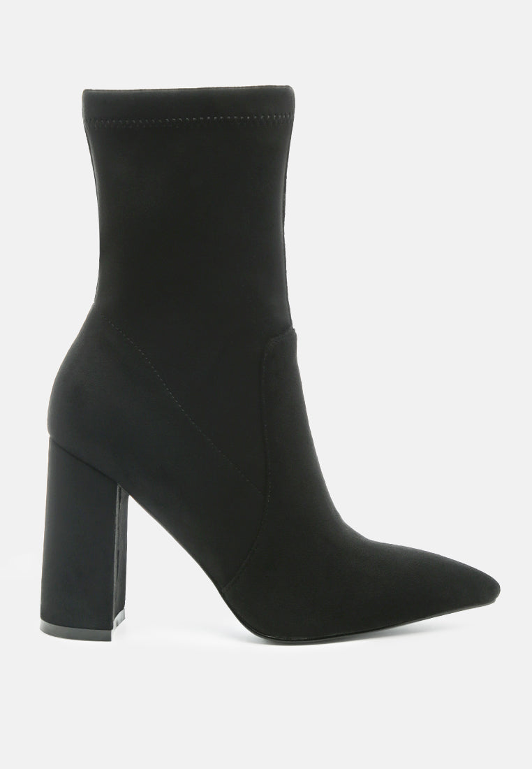 zahara suede bootie by London Rag