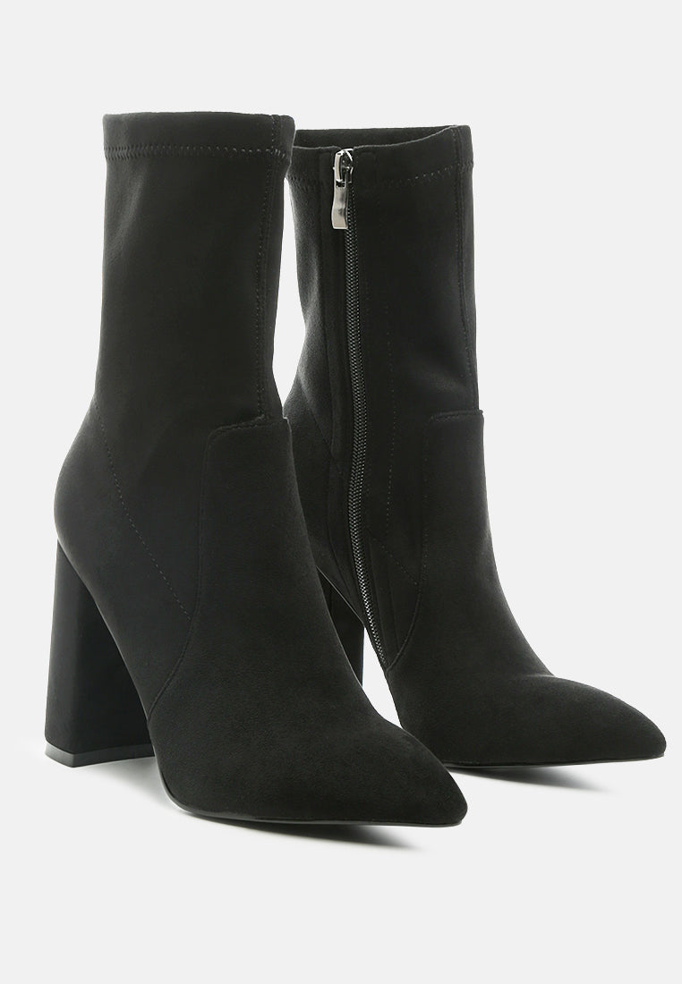 zahara suede bootie by London Rag