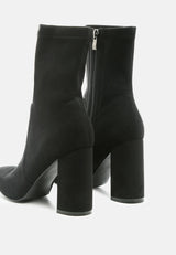 zahara suede bootie by London Rag