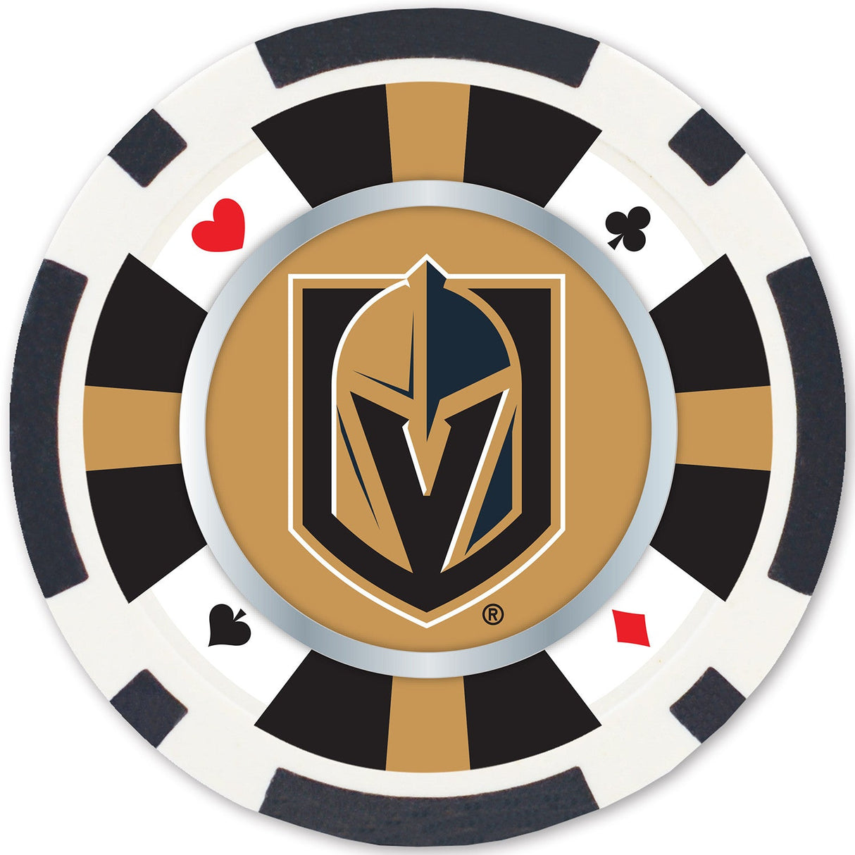 Las Vegas Golden Knights 100 Piece Poker Chips by MasterPieces Puzzle Company INC