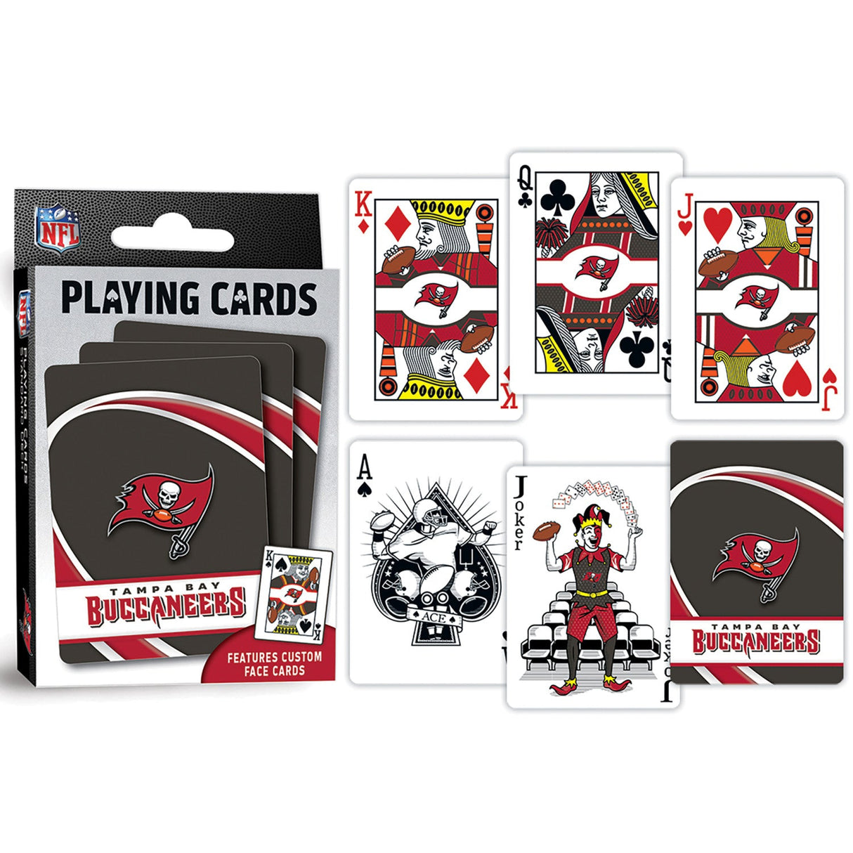 Tampa Bay Buccaneers Playing Cards - 54 Card Deck by MasterPieces Puzzle Company INC