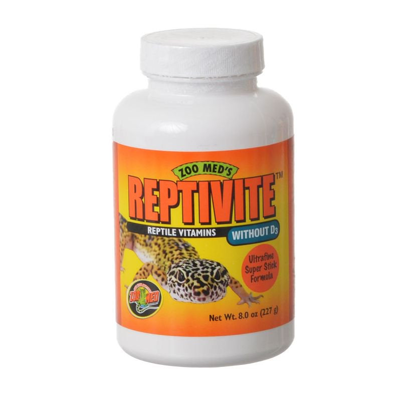 Zoo Med Reptivite Reptile Vitamins - Complete Calcium-Based Formula for Healthy Reptiles by Dog Hugs Cat