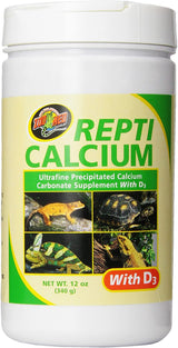 Zoo Med Repti Calcium with D3 - High Bioavailability Reptile Supplement by Dog Hugs Cat