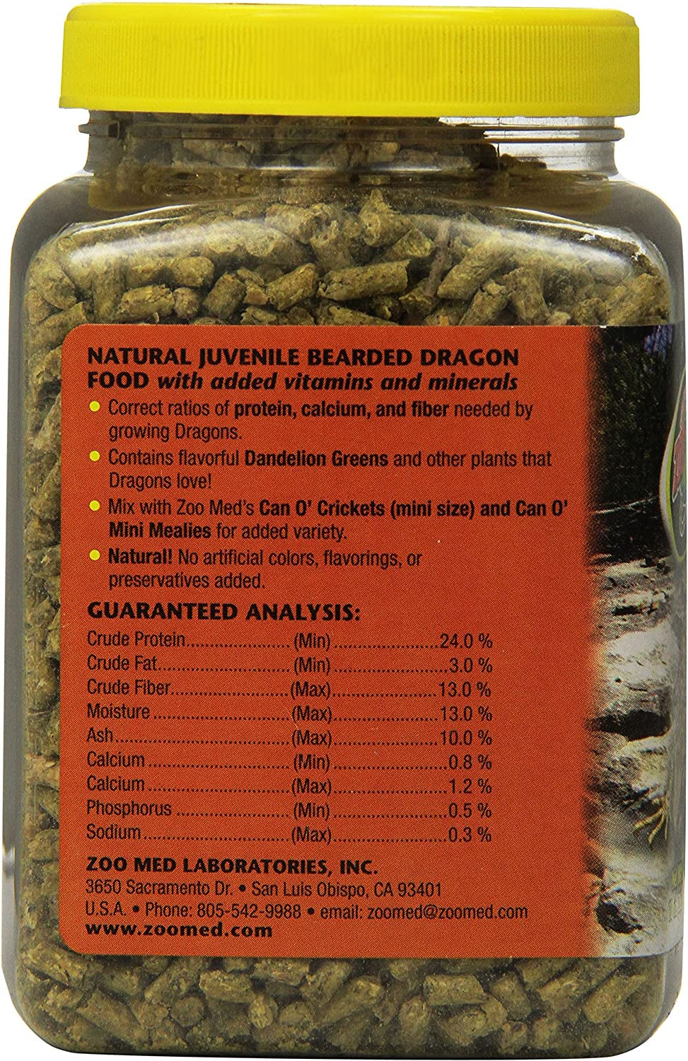 Zoo Med Natural Juvenile Bearded Dragon Food: Soft Moist Formula with Added Vitamins and Minerals by Dog Hugs Cat