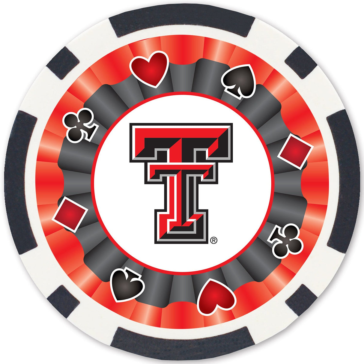 Texas Tech Red Raiders 100 Piece Poker Chips by MasterPieces Puzzle Company INC