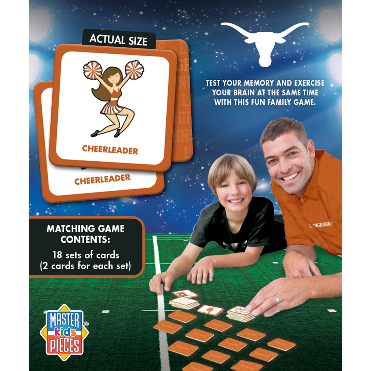 Texas Longhorns Matching Game by MasterPieces Puzzle Company INC