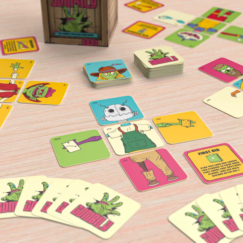 Zombily Family Card Game by Crated with Love