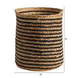 13.5” Handmade Natural Jute Planter by Nearly Natural - Vysn