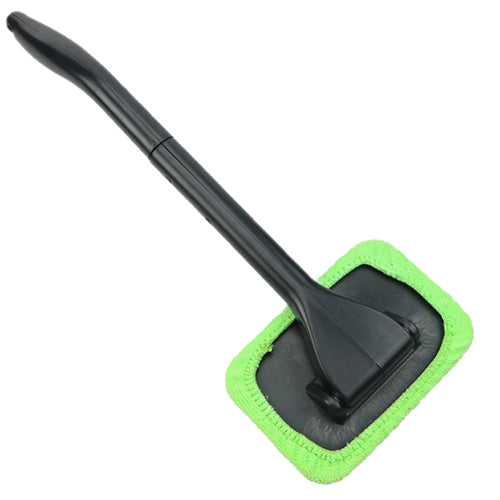 Microfiber Windshield Clean Car Auto Wiper Cleaner Glass Window Cleaning Brush Kit Tool - Black