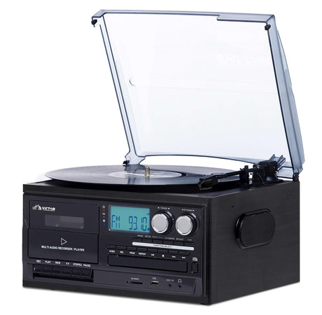 Cosmopolitan 8-in-1 Turntable Music Center - Vysn