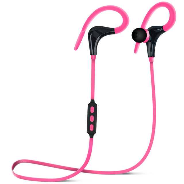 Marathon Wireless Sports Earphones Active Pink - Vysn