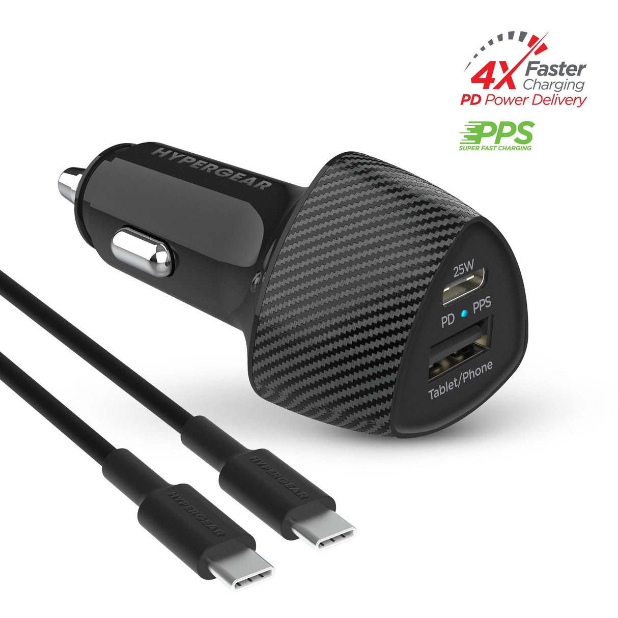 SpeedBoost 25W PD USB-C Car Kit - Vysn