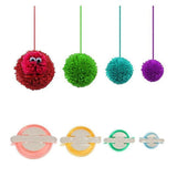 4 Sizes Pompom Maker Fluff Ball Weaver Needle Craft Knitting Wool Tool DIY by Plugsus Home Furniture - Vysn