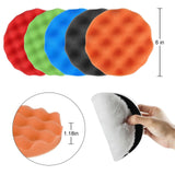 6 Inch Car Buffing Pads Polishing for Drill Sponge Kit Set Waxing Foam Polisher by Plugsus Home Furniture - Vysn