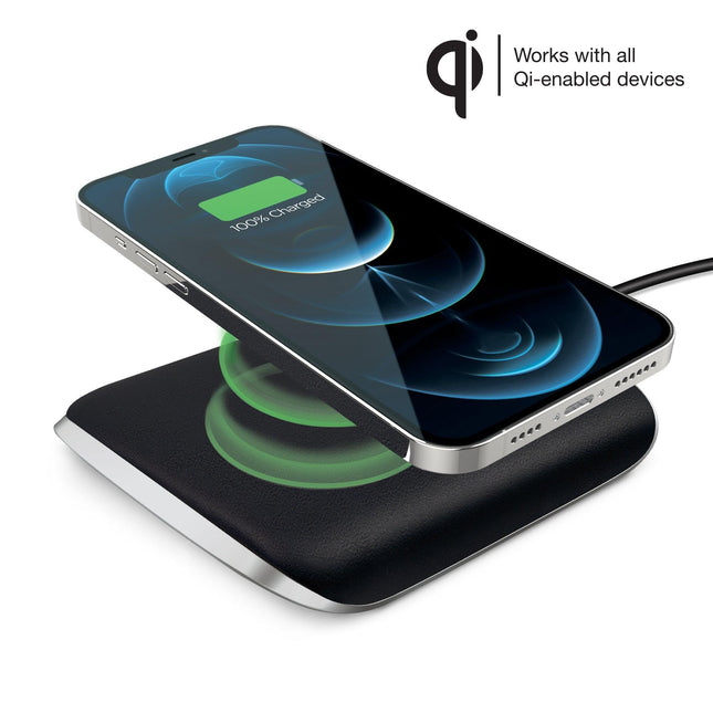 Power Pad 2 15W Fast Wireless Charger Black - Vysn