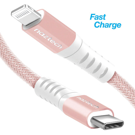 Braided PD MFI Lightning to USB-C Cable 4ft - Vysn