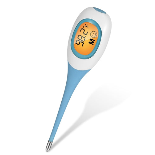 Oral Thermometer Body Thermometer Oral Rectal Underarm Temperature Thermometer C/F Switchable Accurate Fast Temperature Reading Fever Thermometer for - Blue