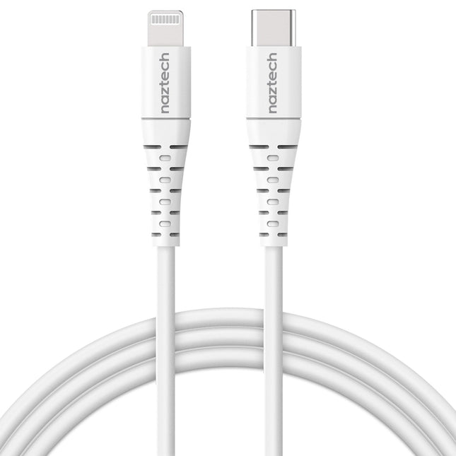 PD MFI Lightning to USB-C Cable 4ft White - Vysn