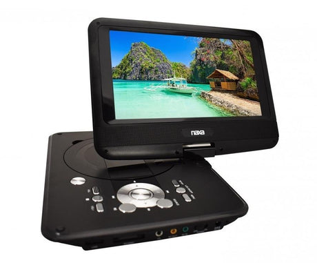 9" TFT LCD Swivel Screen Portable DVD Player with USB/SD/MMC Inputs - VYSN