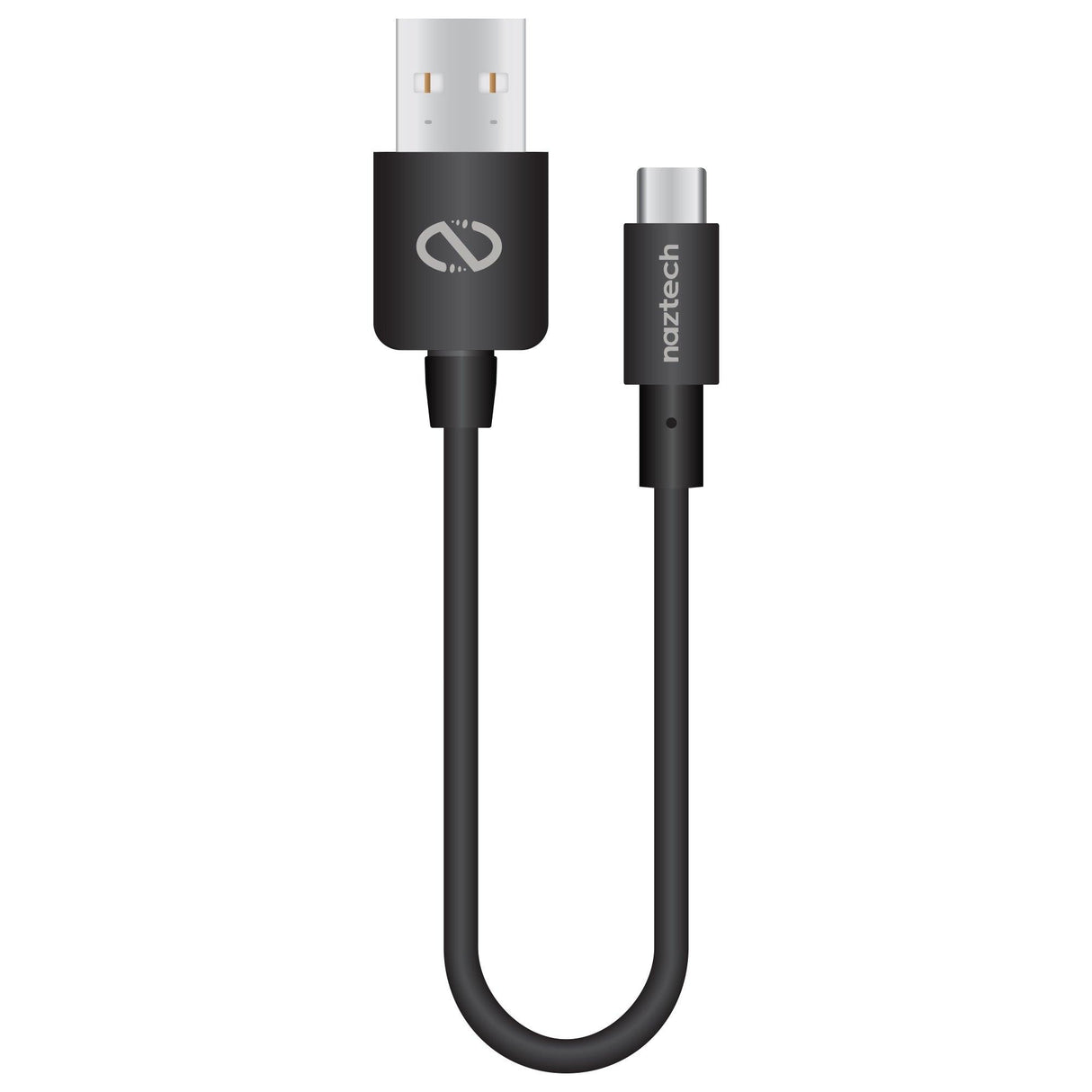 USB-A to USB-C 2.0 Charge/Sync Cable 6in Black - Vysn