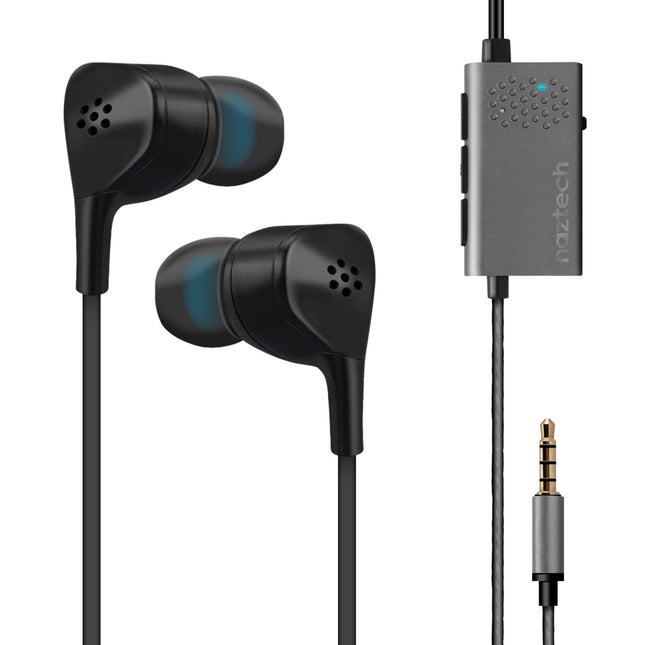 X1ANC Active Noise Cancelling Earphones 3.5mm Black - Vysn