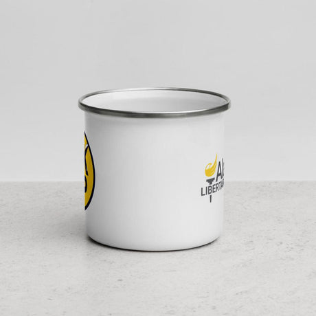 Alaska Libertarian Party Enamel Mug by Proud Libertarian - Vysn