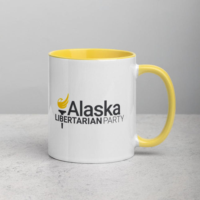 Alaska Libertarian Party Mug with Color Inside by Proud Libertarian - Vysn