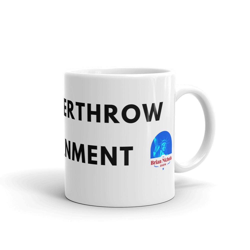 Alexa, Overthrow the Government White glossy mug by Proud Libertarian - Vysn