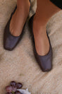 Amore Square Toe Ballet Flats by ELF - Vysn