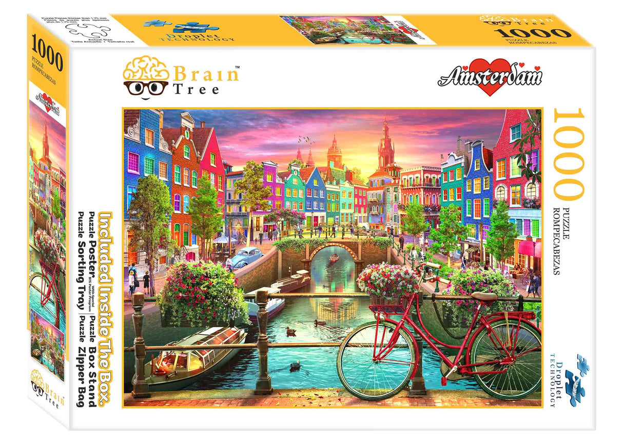 Amsterdam Jigsaw Puzzles 1000 Piece by Brain Tree Games - Jigsaw Puzzles - Vysn