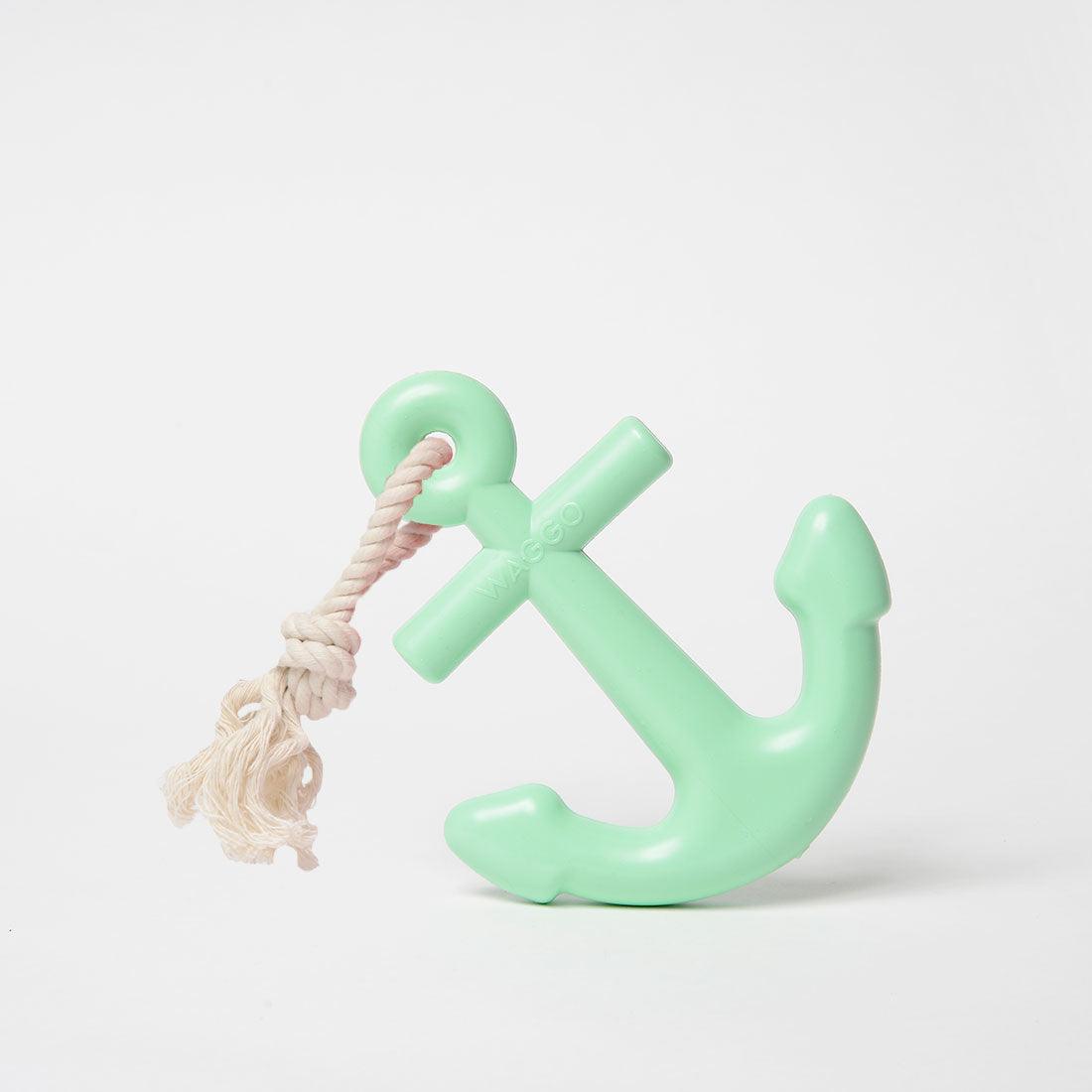 Anchors Aweigh Rubber Dog Toy by Waggo - Vysn