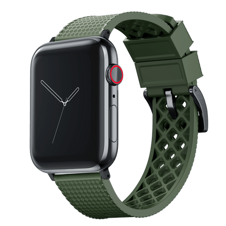 Apple Watch | Tropical-Style 2.0 | Army Green by Barton Watch Bands - Vysn