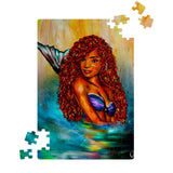 ARIEL BLACK EXCELLENCE MERMAID ART PUZZLE by KoultureKanvas - Vysn