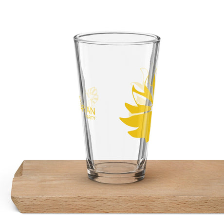 Arizona Libertarian Party Gold Porcupine Shaker pint glass by Proud Libertarian - Vysn