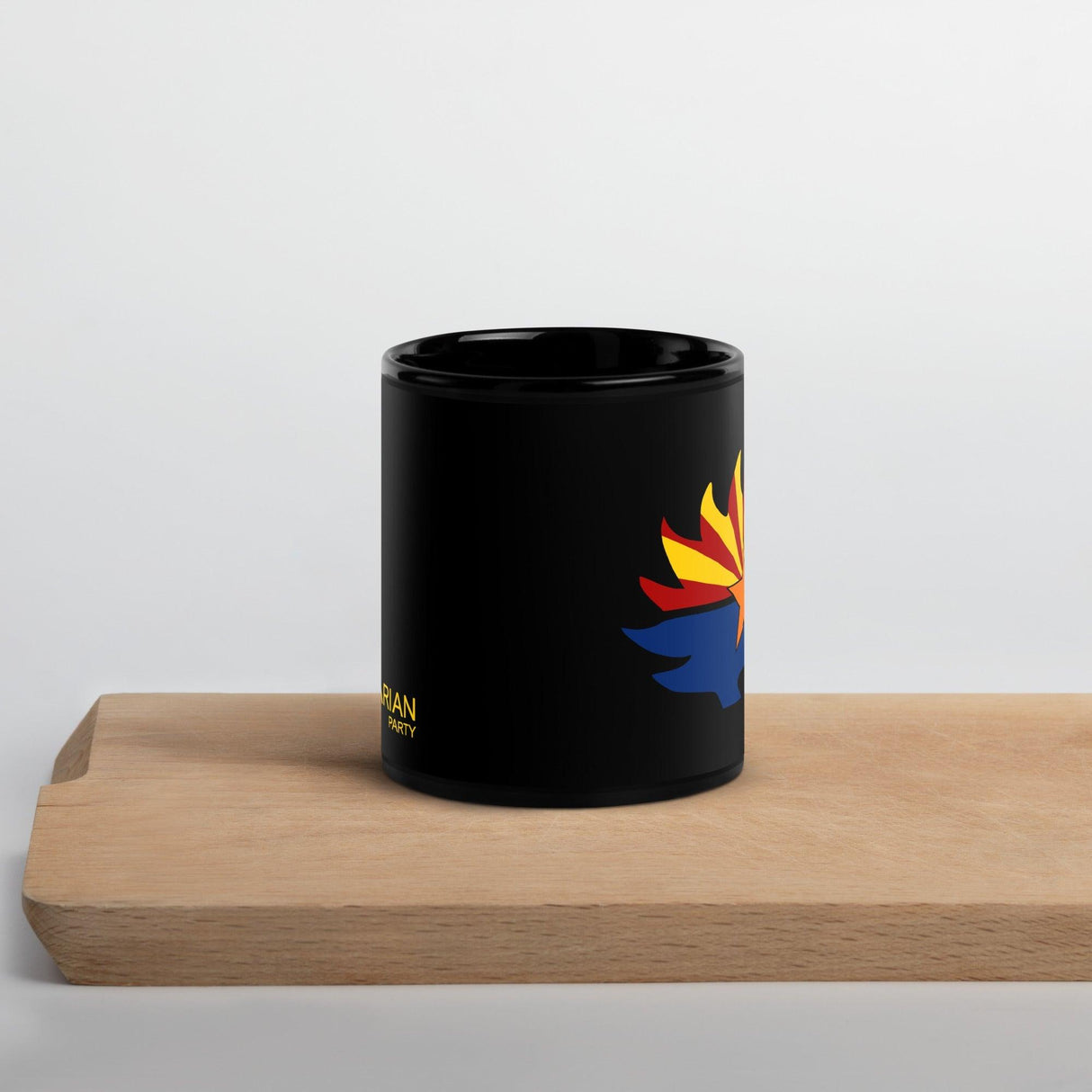 Arizona Libertarian Party Porcupine Black Glossy Mug by Proud Libertarian - Vysn