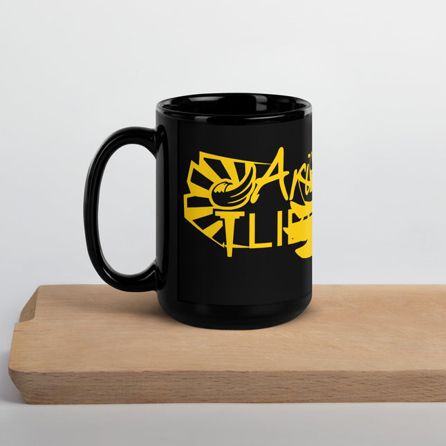 Arizona Libertarian Party Porcupine Black Glossy Mug by Proud Libertarian - Vysn