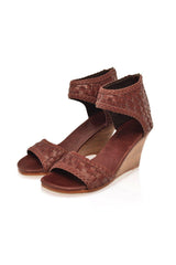 Athena Leather Wedges by ELF - Vysn