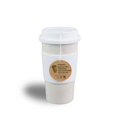 Bamboo fiber EcoCup – 650 ml / 22 oz -White by Peterson Housewares & Artwares - Vysn
