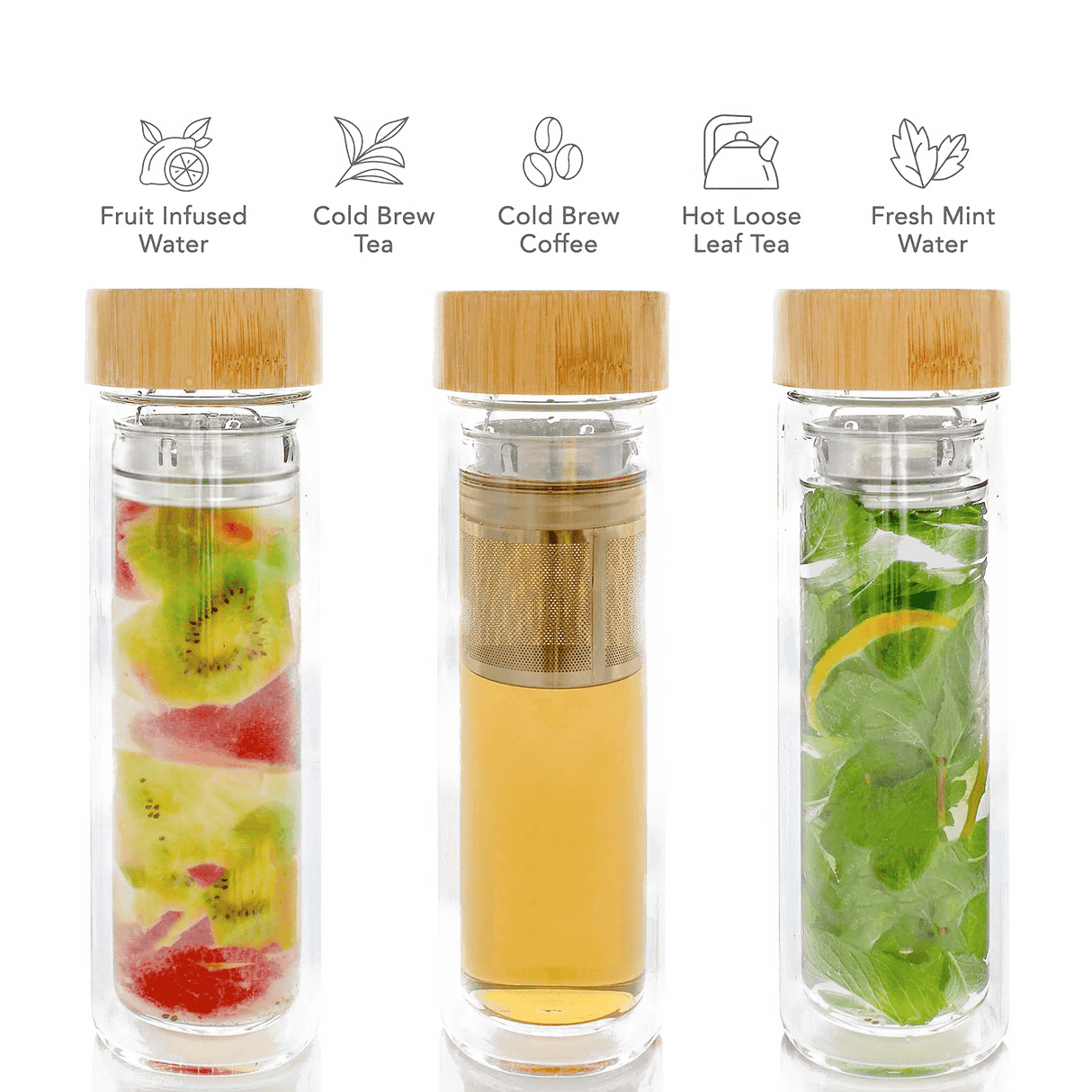 Bamboo Tea Tumbler by Open Door Tea - Vysn