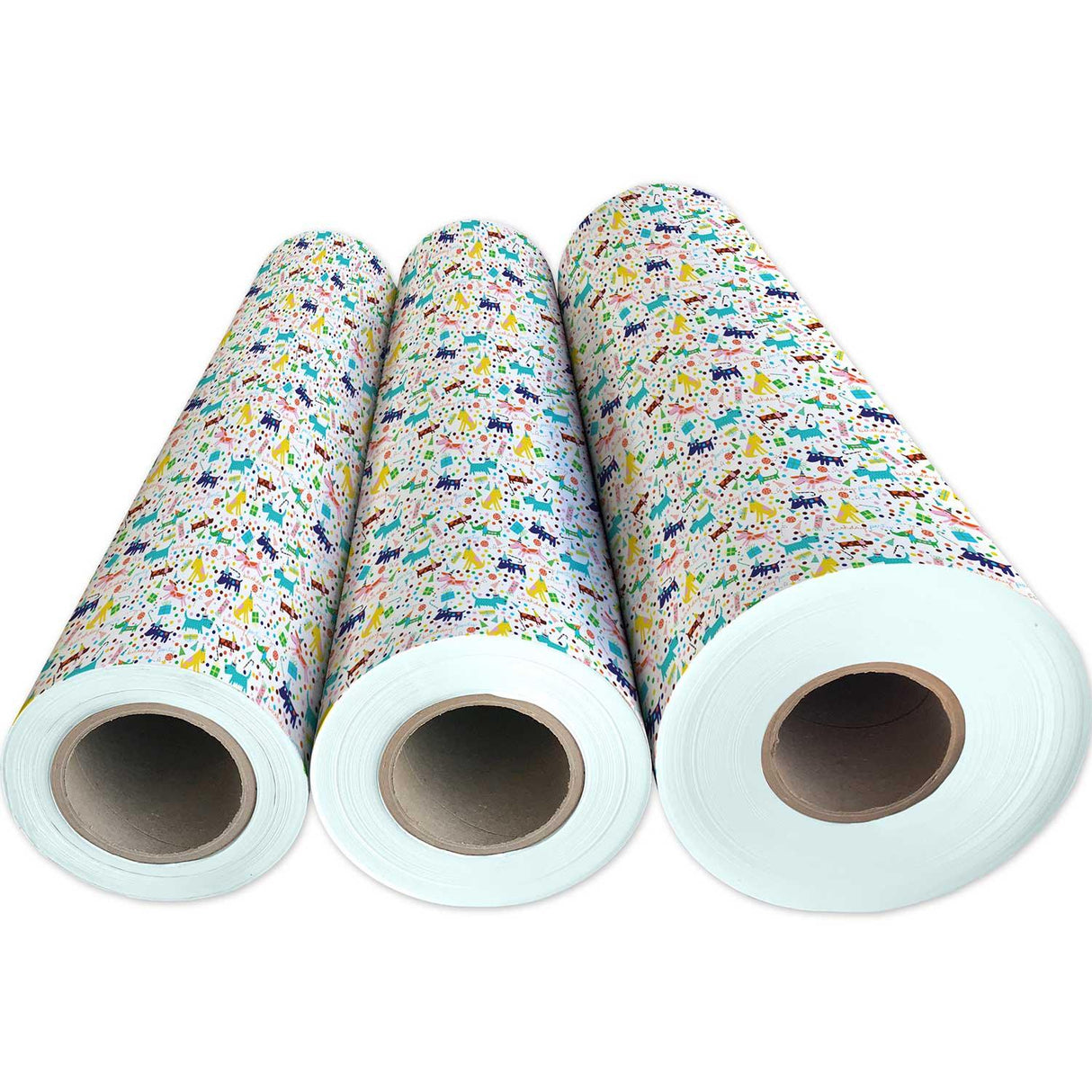 Barkday Dogs Birthday Gift Wrap by Present Paper - Vysn