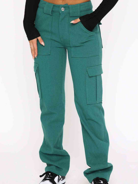 Straight Leg Cargo Pants