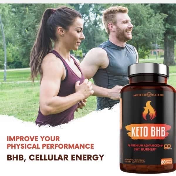 BHB Keto Exogenous Ketone Capsules by Mother Nature Organics - Vysn