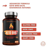 BHB Keto Exogenous Ketone Capsules by Mother Nature Organics - Vysn