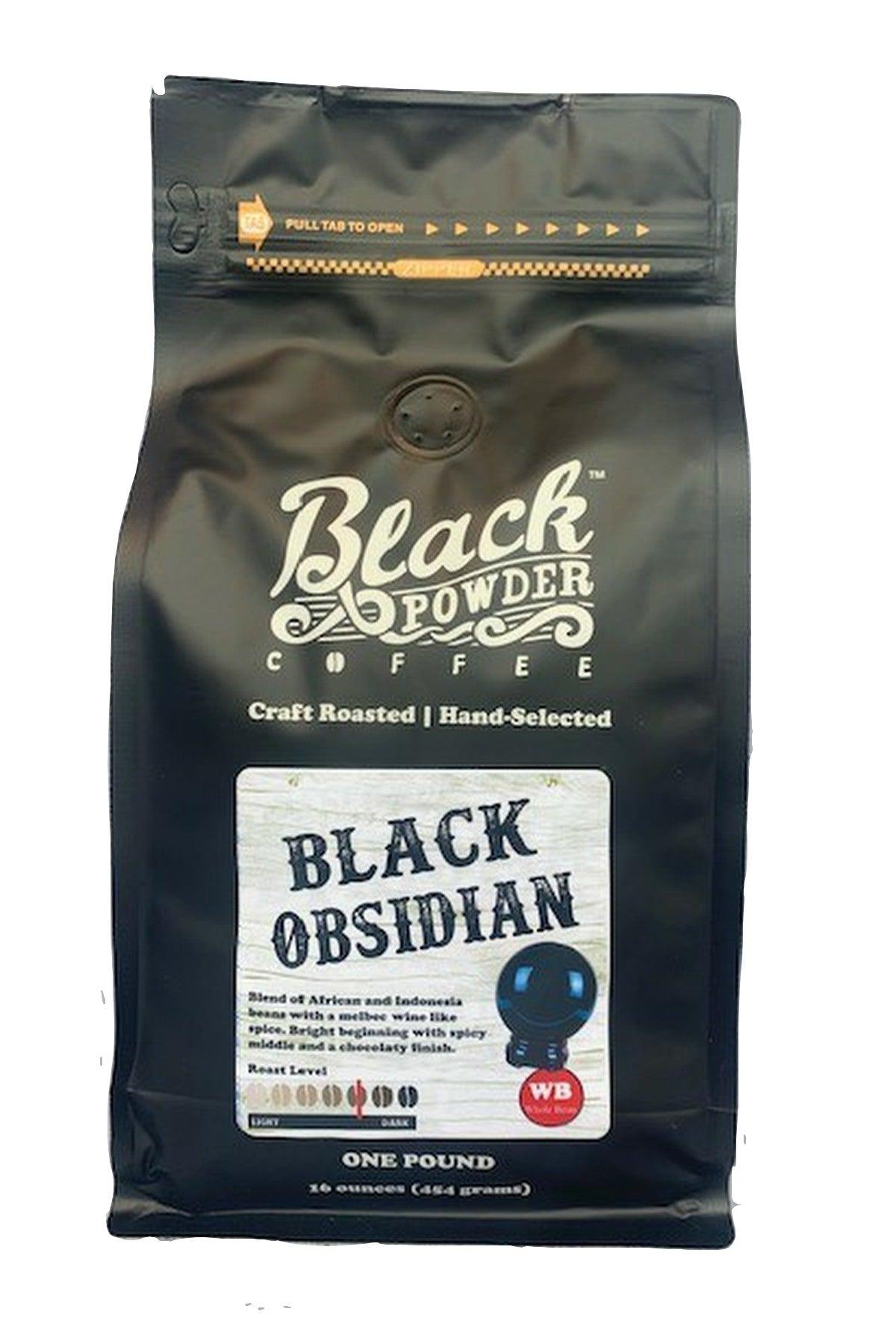 Black Obsidian Coffee Blend by Black Powder Coffee - Vysn